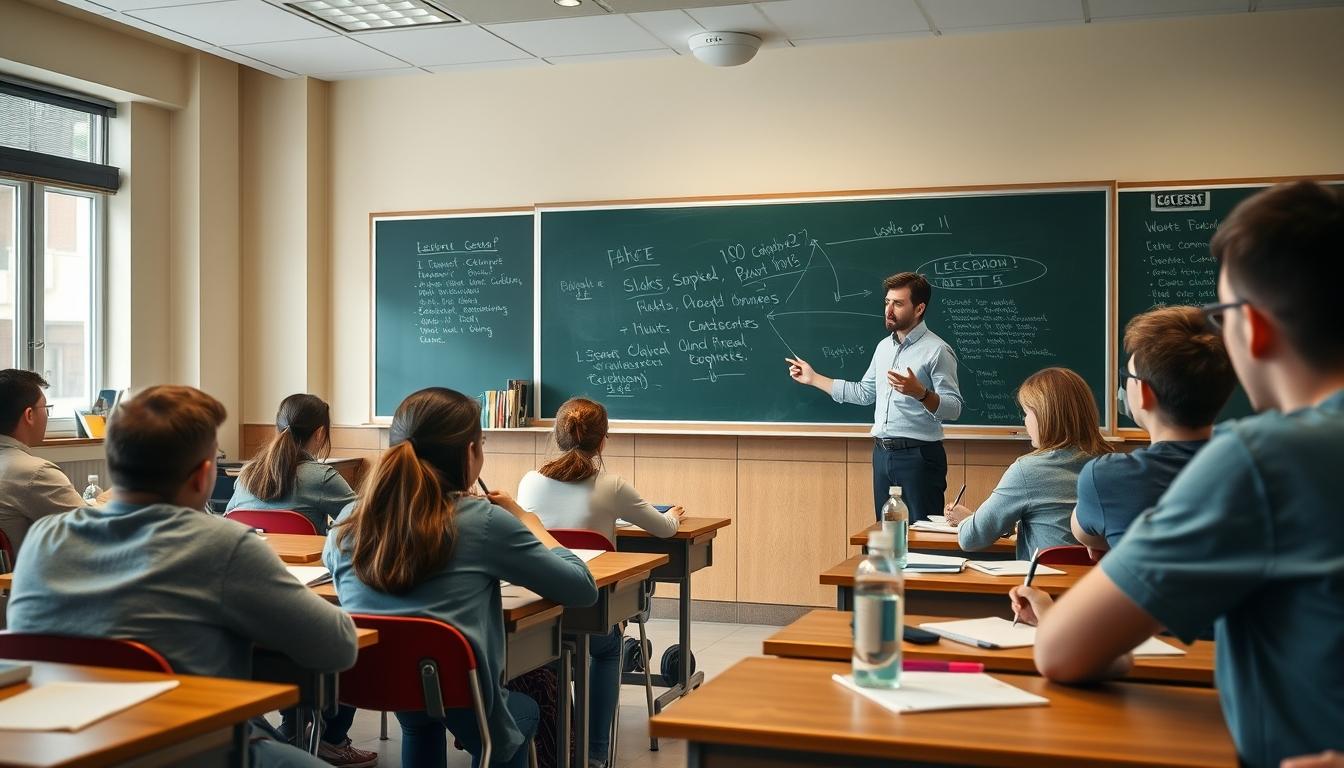 Modern university campus for students